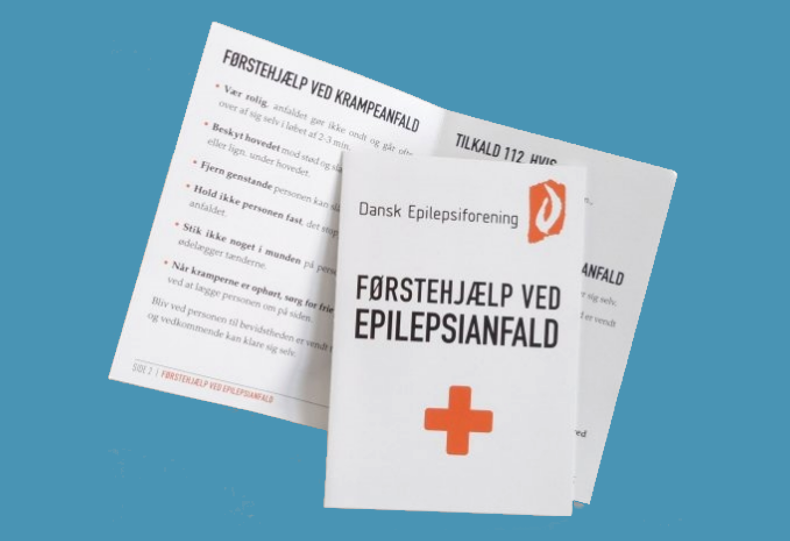 folder om førstehjælp ved epilepsi